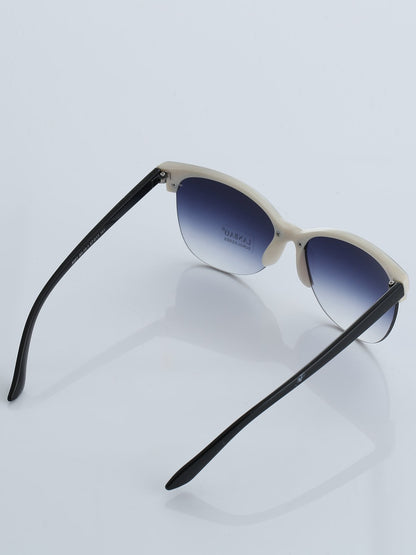 Retro Fashion Half Frame Sunglasses