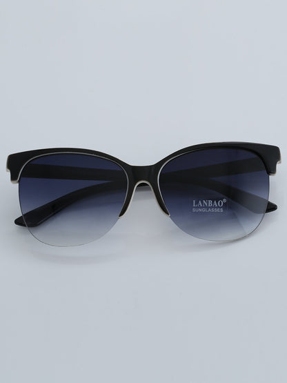 Retro Fashion Half Frame Sunglasses