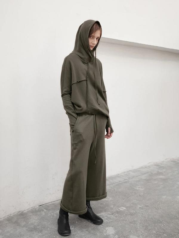 Handsome Casual Asymmetrical Ladies Hoodie