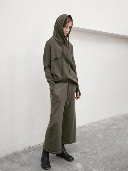 Handsome Casual Asymmetrical Ladies Hoodie