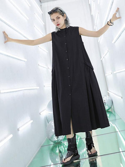 Elegant Casual Sleeveless Long Dress