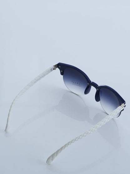 Retro Polarized Sunglasses Classic Half Frame Semi-Rimless