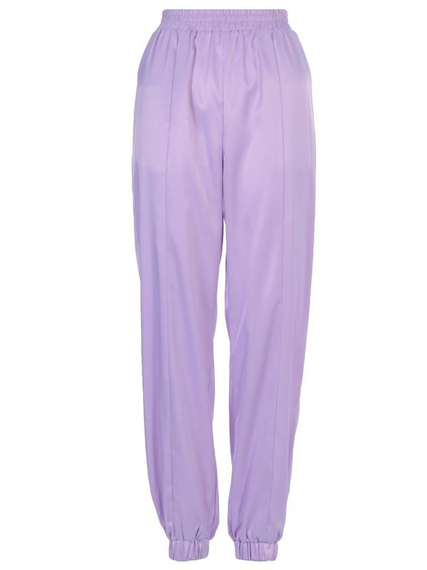 Fashion Purple Athletic Pants