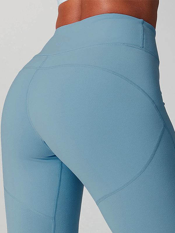 Wrap Breathable Solid Yoga&Gym Leggings