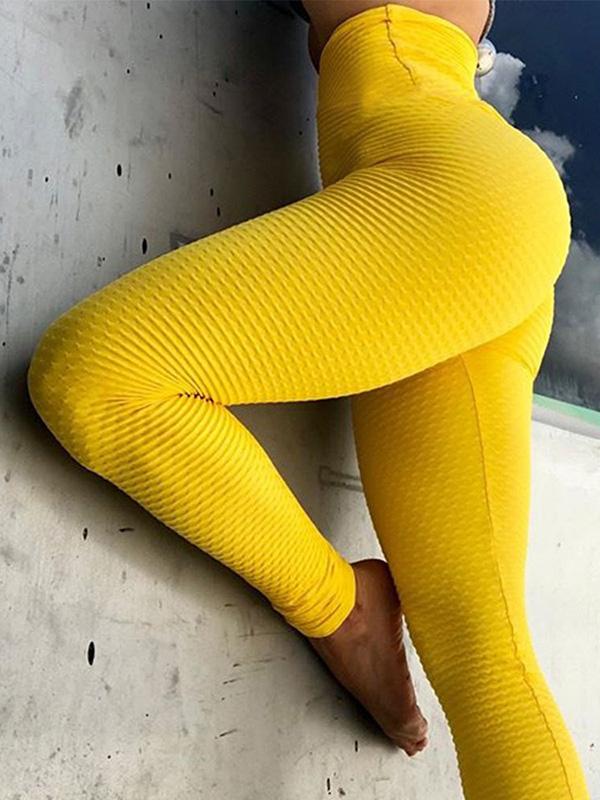 Solid Wrap High Waist Yoga Leggings