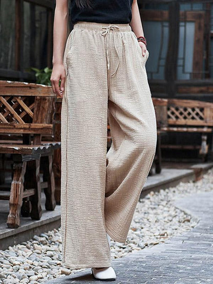 Casual Linen Yoga Pants