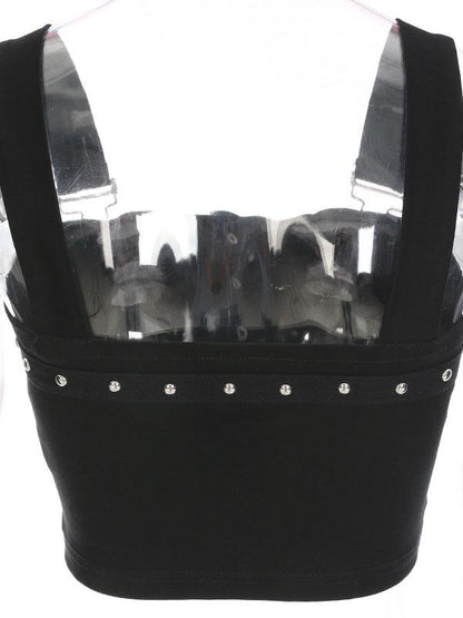 Fashion Sexy Straps Buckle Vest Top