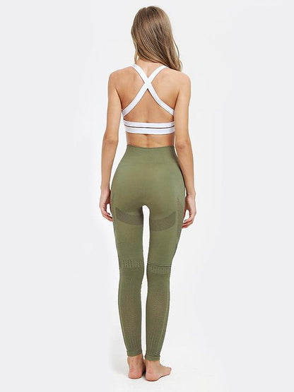 Seamless Buttock Moisture Absorption Sweat Sports Leggings