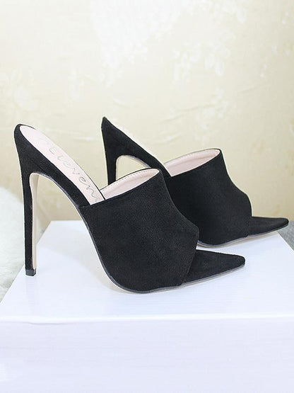 Peep Toe 5 Colors Sandal High Heels