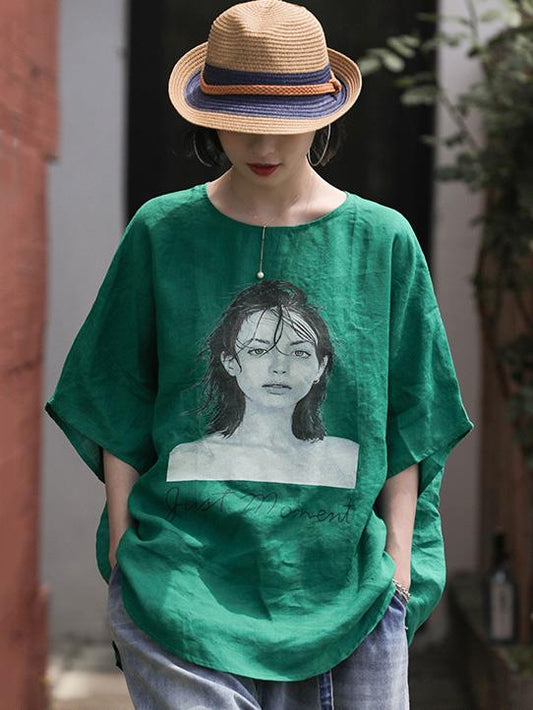 Original Printed Portrait T-Shirt