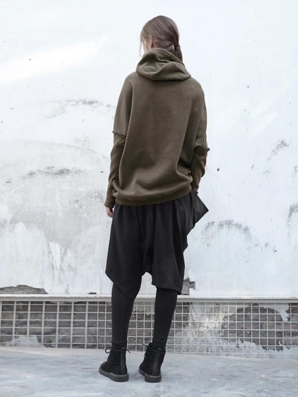 Handsome Casual Asymmetrical Ladies Hoodie