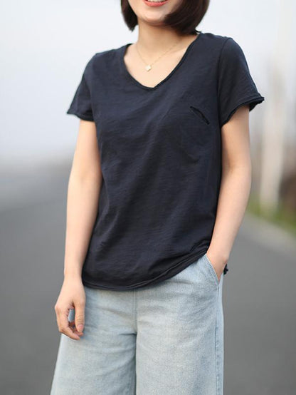 Loose Solid T-Shirt