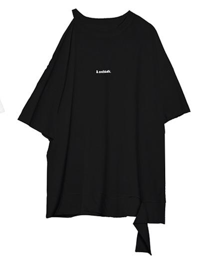 Loose One-shouldered T-shirt