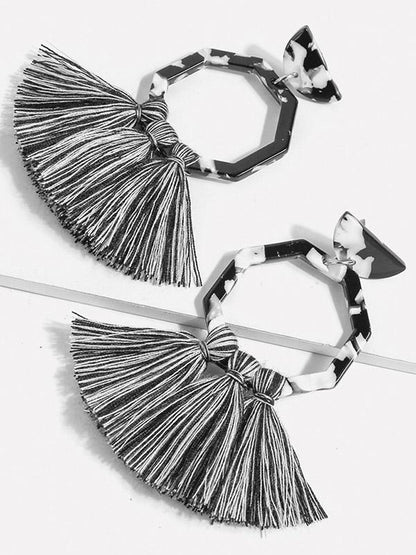 Cotton Tassels Earring Accessories