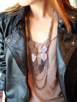 Bohemia Leaves Decorated Necklace Accessories