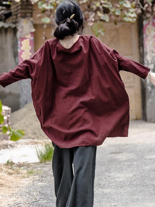 Vintage Casual Linen Cotton Tops