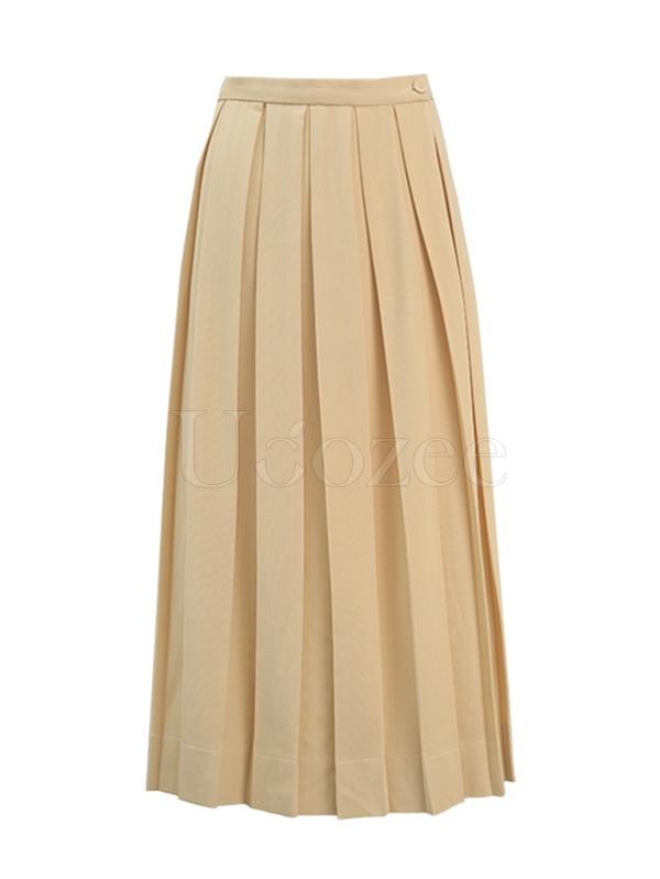 Casual Ruffled Empire Skirt