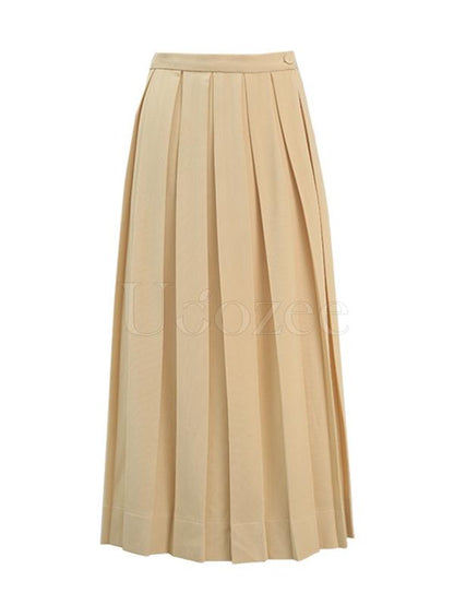 Casual Ruffled Empire Skirt