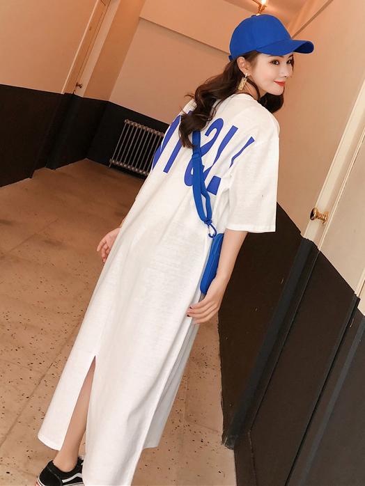 Super Loose Split-side Long Dress
