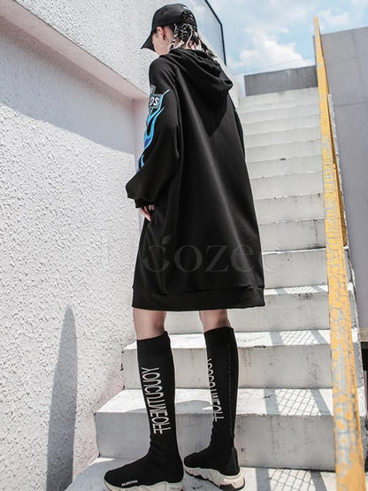 Loose Street Printed Hoodies