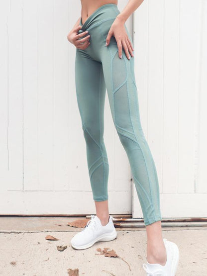 Sexy Solid Wrap Yoga Bottoms
