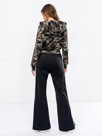 Fashion Cool Camouflage Hoodies Top