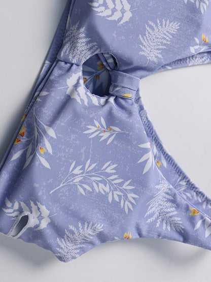 Bowknot Top Straps Bottom Bikinis Swimwear