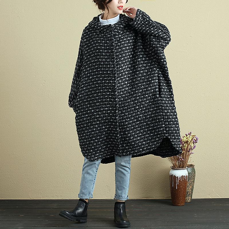 Women Autumn Winter Hoodies Single Breasted Long Sleeve Pockets Irregular Coat