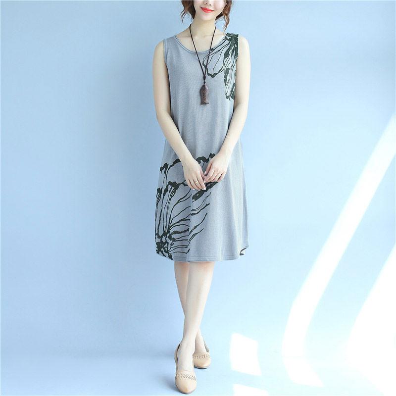 Women Retro Casual Slim Slip Dress