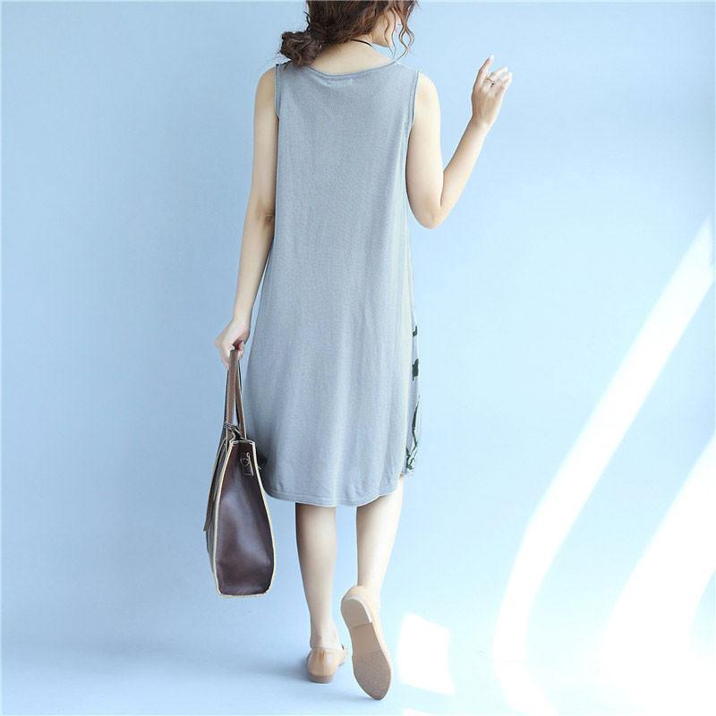 Women Retro Casual Slim Slip Dress