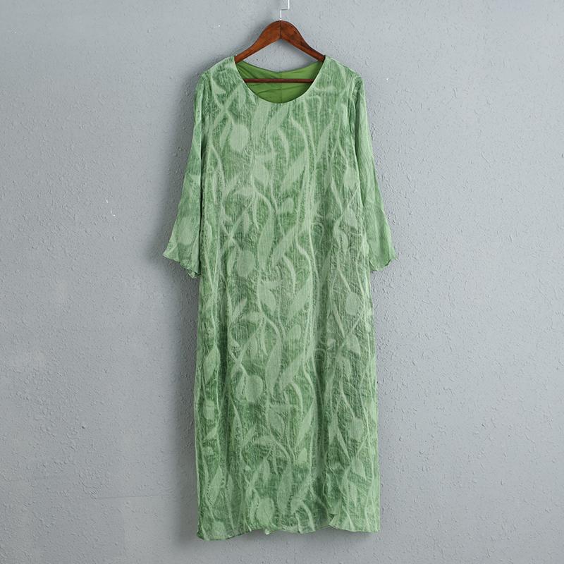 Green Cool Summer Loose Casual Women Dress