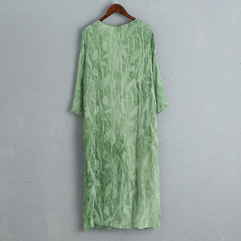 Green Cool Summer Loose Casual Women Dress