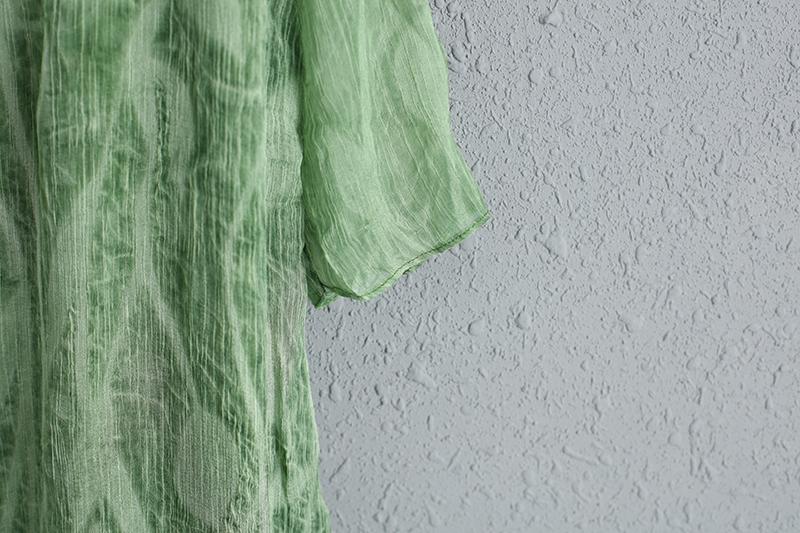 Green Cool Summer Loose Casual Women Dress