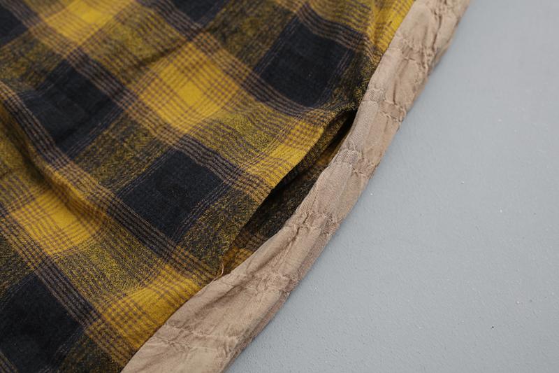 Long Sleeves Women Autumn Spring Plaid Dress