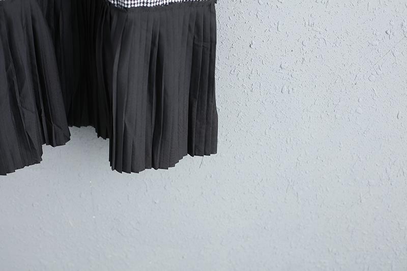 Spring Autumn Long Sleeve Round Neck Splicing Dress