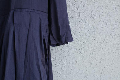 Women Long Sleeve Single Breasted Cotton Linen Long Shirt