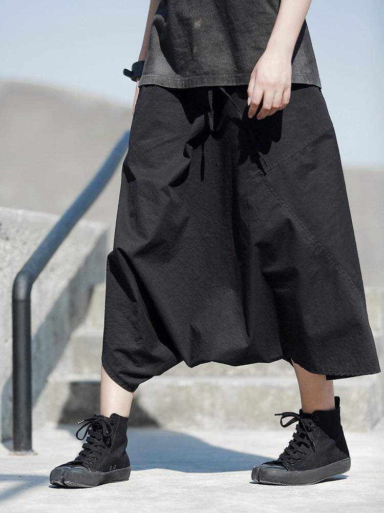 Super Loose Black Harem Pants