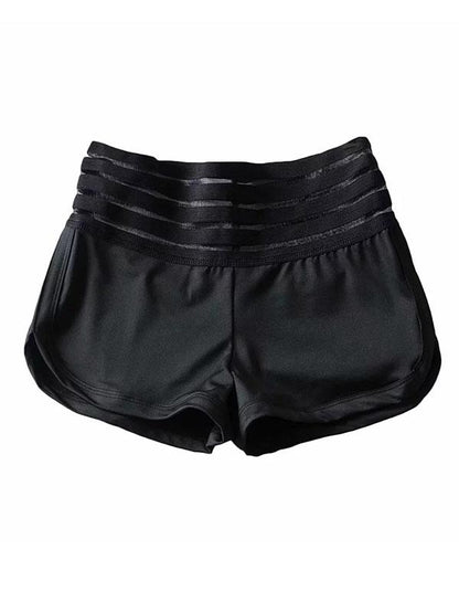 Wrap Hollow Solid Pockets Sports Shorts