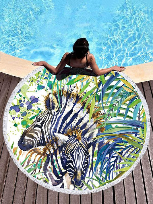 Hot Style  Zebra Printed Beach Mats