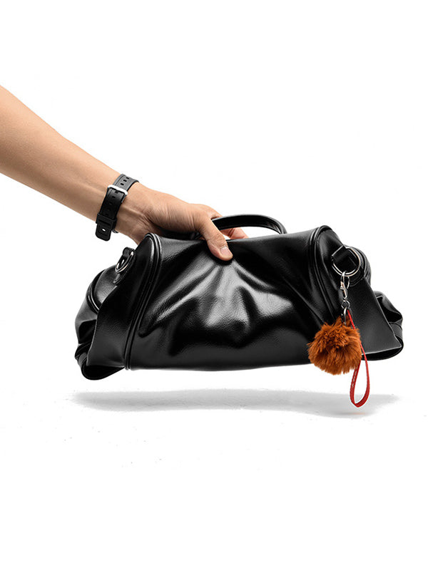 Original Solid Color PU Backpack