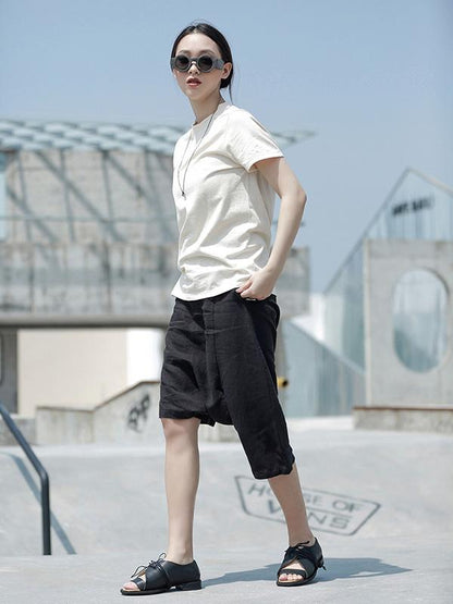 Comfortable Cotton Back Designed T-shirt