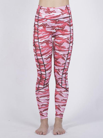 Camo Patchwork Yoga Leggings