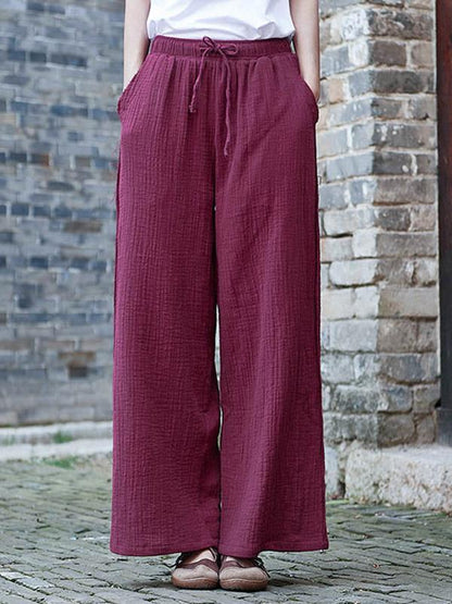 Casual Linen Yoga Pants