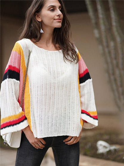 Knitting Split-joint Hollow Beach Cover-ups Swimwear