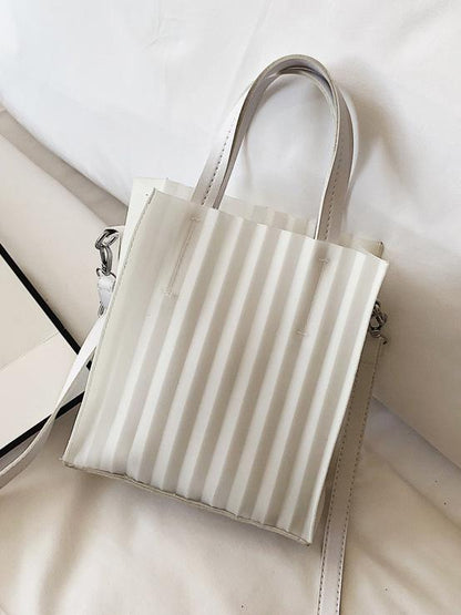 Silica Gel Solid One-shoulder Crossbody Bag