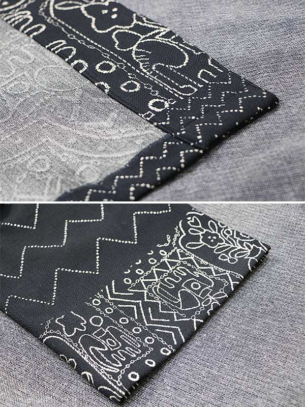 Artistic Retro Loose National Printed Tied Lapel Collar Raglan Sleeves Outwear