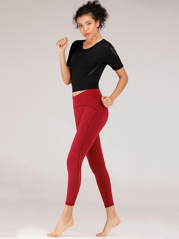 Quick-dry Collect Waist Sports Tee