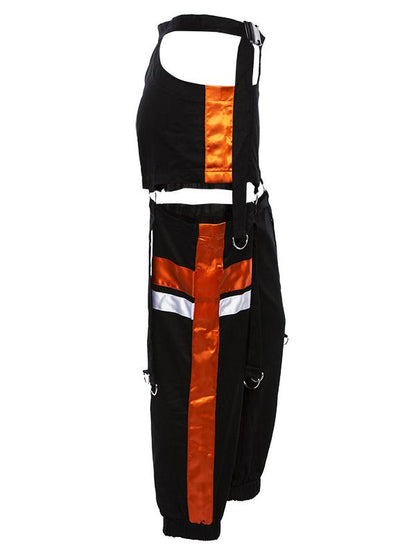 Breathable Hollow Waistband Wide Leg Athletic Pant