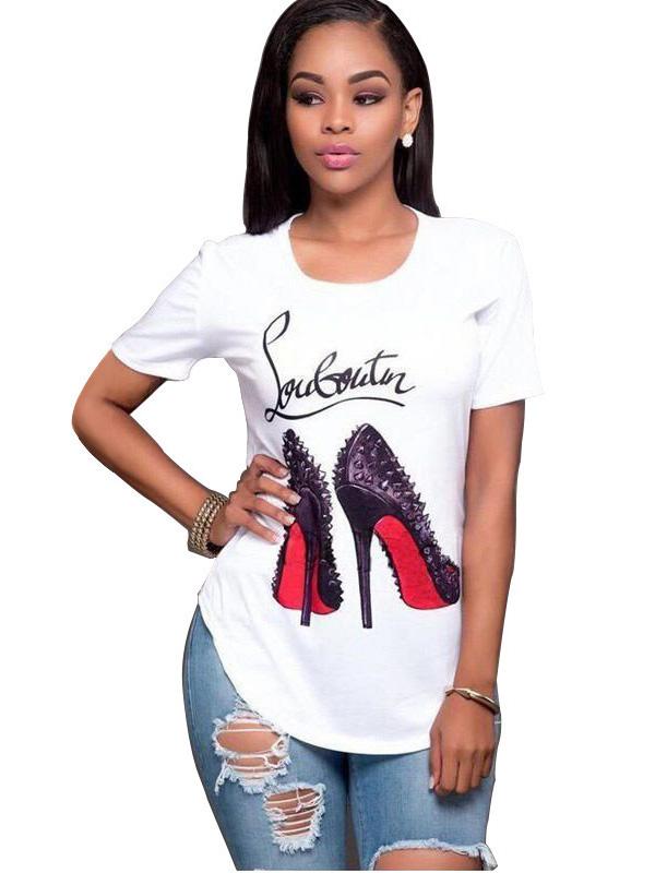 Simple Round-Neck T-Shirts Tops