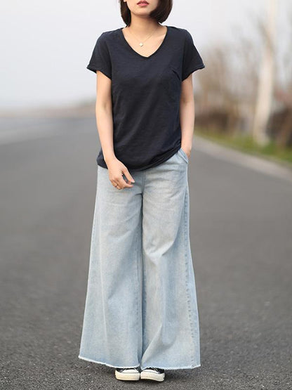 Loose Solid T-Shirt